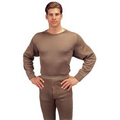 Brown E.C.W.C.S. Polypropylene Crewneck Underwear Top (3XL)